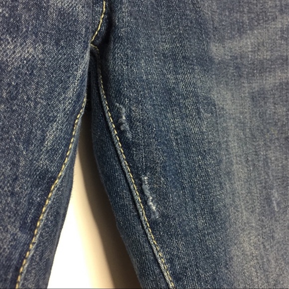 Anthropologie Pilcro Slim Boyfriend Jeans 25 Blue - Picture 8 of 11